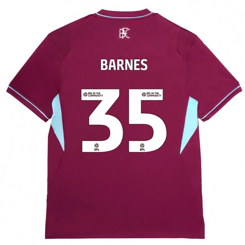 Danxen Pánské Ashley Barnes #35 Vínově Červená Zelená Domů Hráčské Dresy 2026/27 Dres