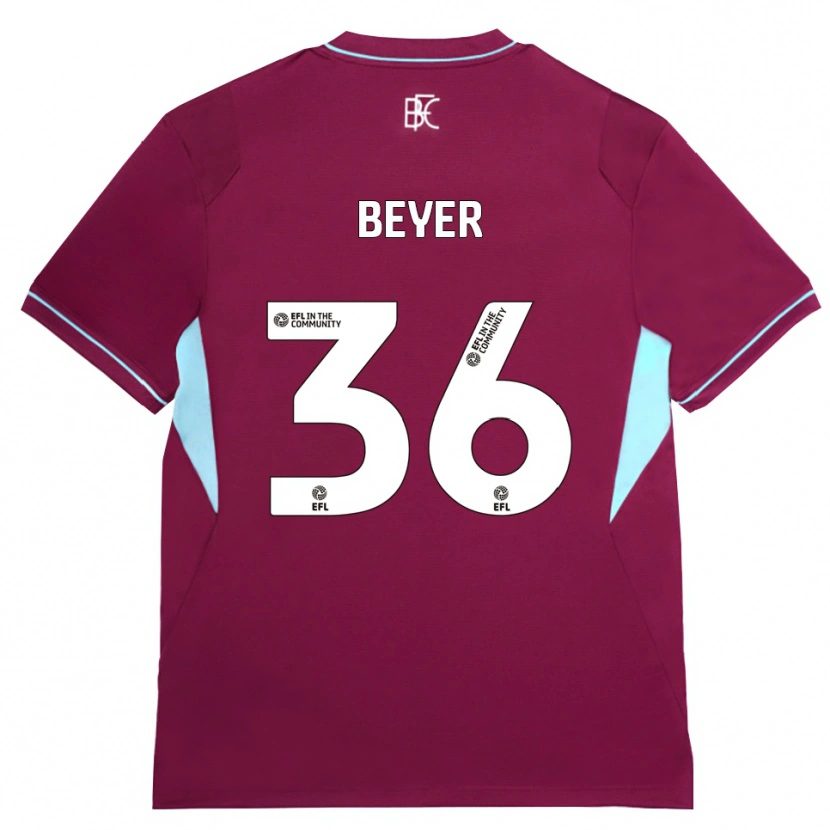 Danxen Pánské Jordan Beyer #36 Vínově Červená Zelená Domů Hráčské Dresy 2026/27 Dres