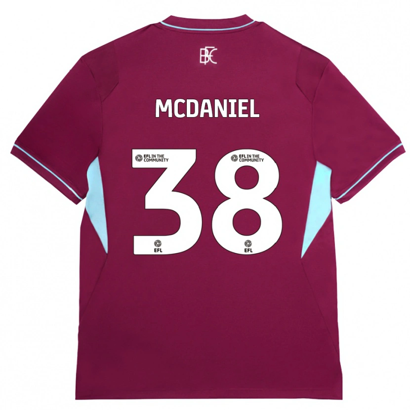 Danxen Pánské Louise Mcdaniel #38 Vínově Červená Zelená Domů Hráčské Dresy 2026/27 Dres
