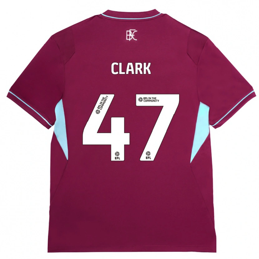 Danxen Pánské Ellis Clark #47 Vínově Červená Zelená Domů Hráčské Dresy 2026/27 Dres