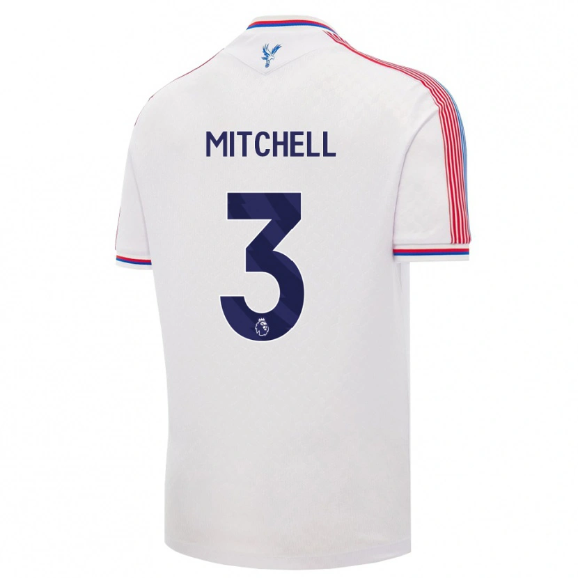 Danxen Pánské Tyrick Mitchell #3 Bílá Červená Modrá Domů Hráčské Dresy 2026/27 Dres