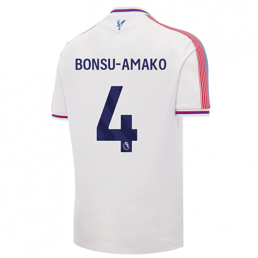 Danxen Pánské Sebastian Bonsu-Amako #4 Bílá Červená Modrá Domů Hráčské Dresy 2026/27 Dres