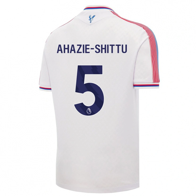 Danxen Pánské Remi Ahazie-Shittu #5 Bílá Červená Modrá Domů Hráčské Dresy 2026/27 Dres