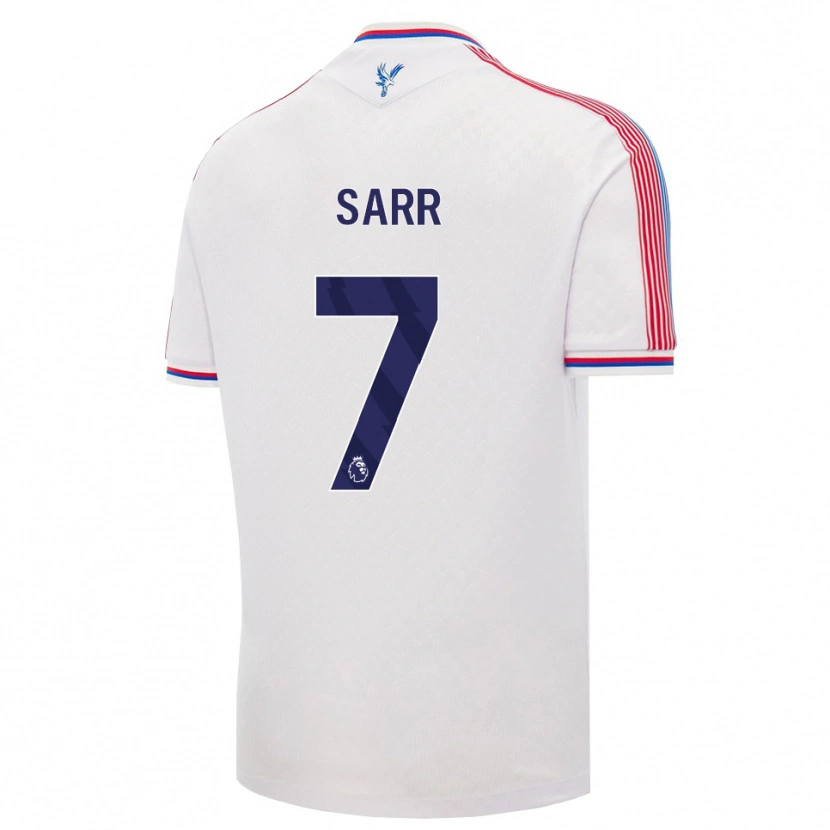 Danxen Pánské Ismaïla Sarr #7 Bílá Červená Modrá Domů Hráčské Dresy 2026/27 Dres