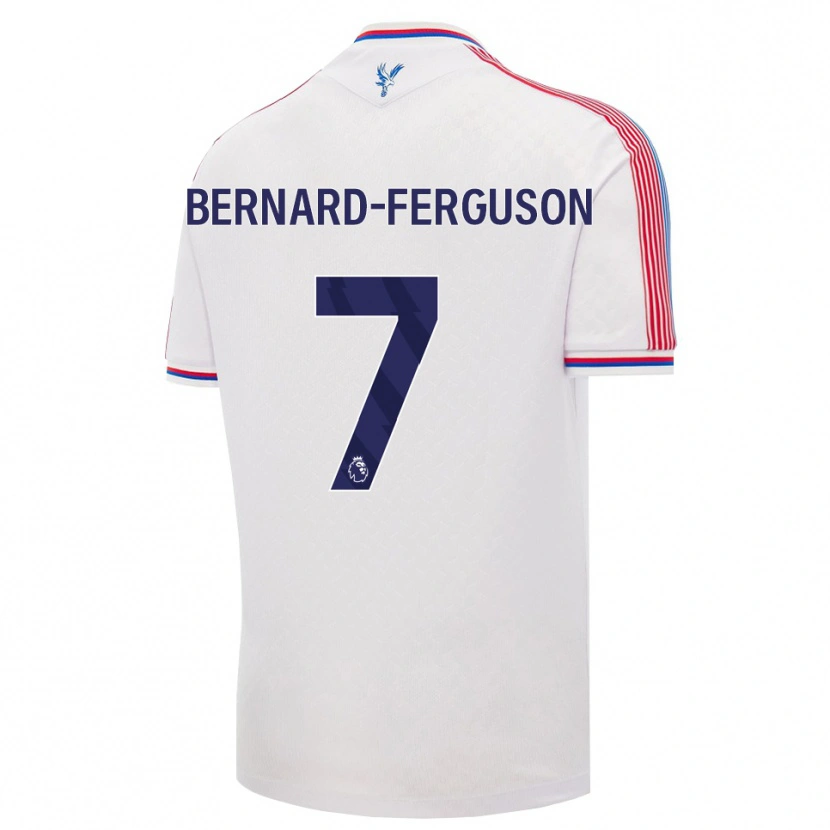 Danxen Pánské Makai Bernard-Ferguson #7 Bílá Červená Modrá Domů Hráčské Dresy 2026/27 Dres