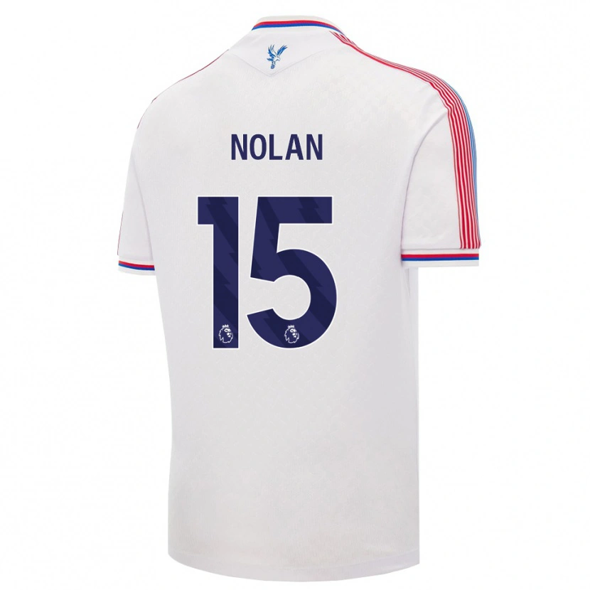 Danxen Pánské Hayley Nolan #15 Bílá Červená Modrá Domů Hráčské Dresy 2026/27 Dres