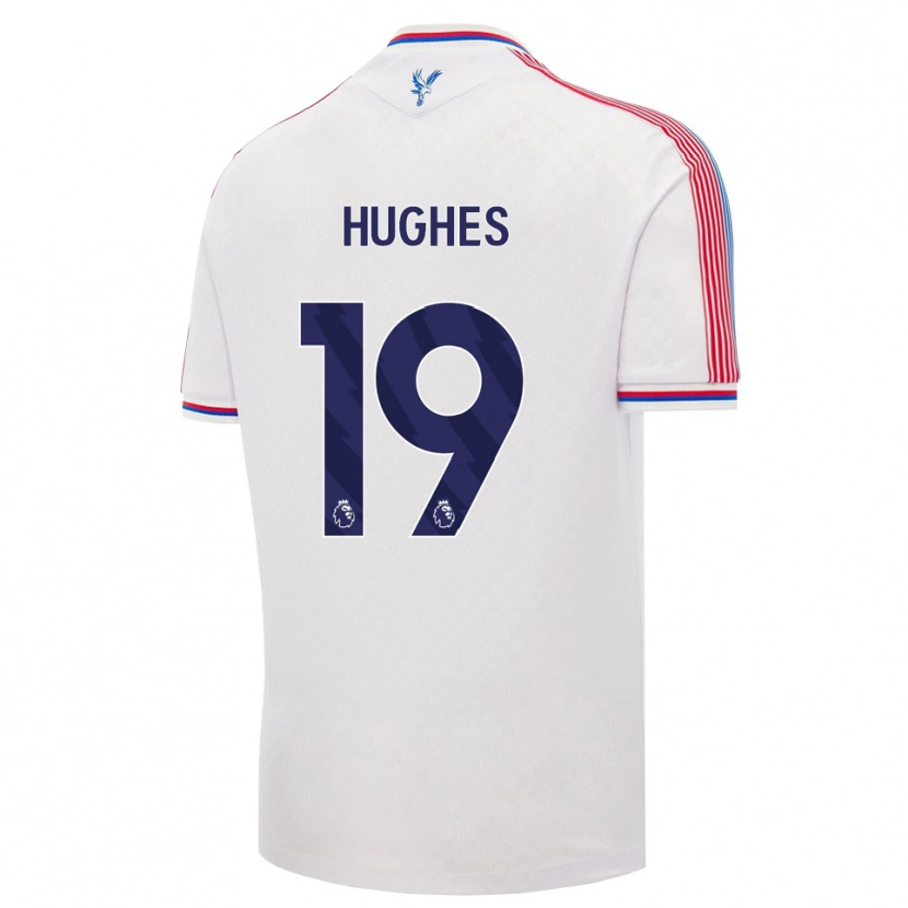Danxen Pánské Will Hughes #19 Bílá Červená Modrá Domů Hráčské Dresy 2026/27 Dres
