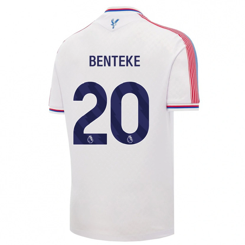Danxen Pánské Christian Benteke #20 Bílá Červená Modrá Domů Hráčské Dresy 2026/27 Dres