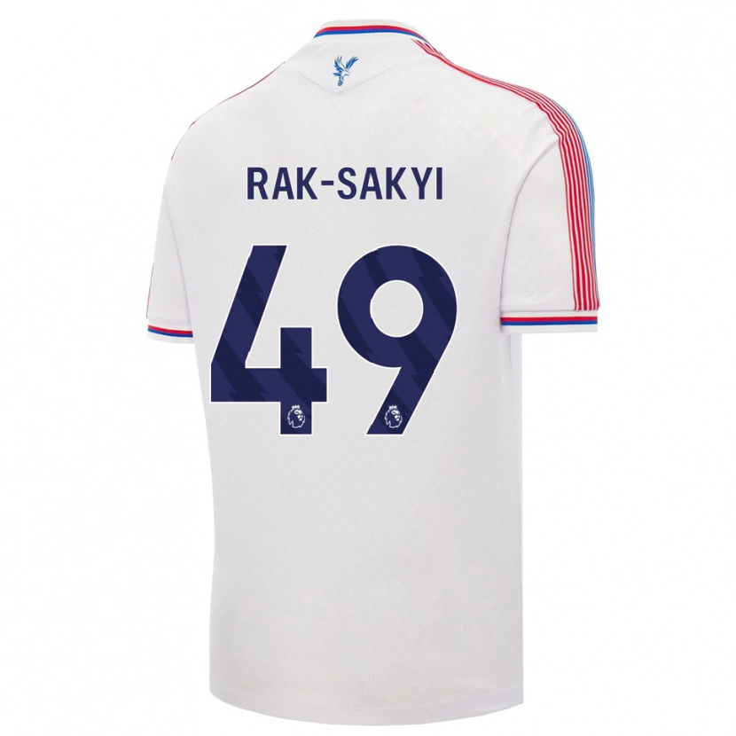 Danxen Pánské Jesurun Rak-Sakyi #49 Bílá Červená Modrá Domů Hráčské Dresy 2026/27 Dres