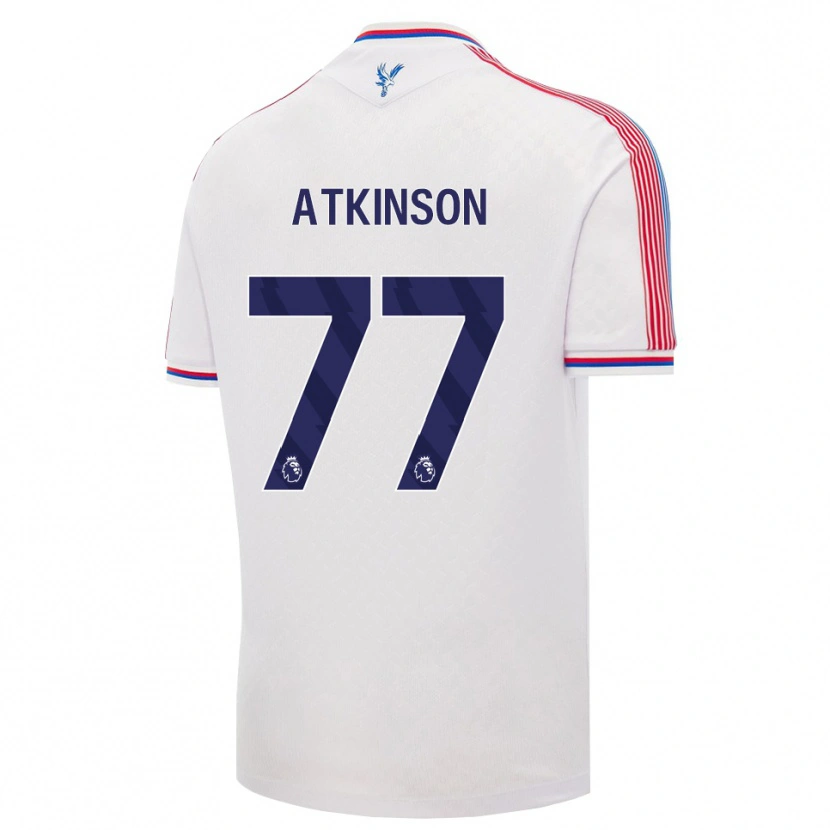Danxen Pánské Isibeal Atkinson #77 Bílá Červená Modrá Domů Hráčské Dresy 2026/27 Dres