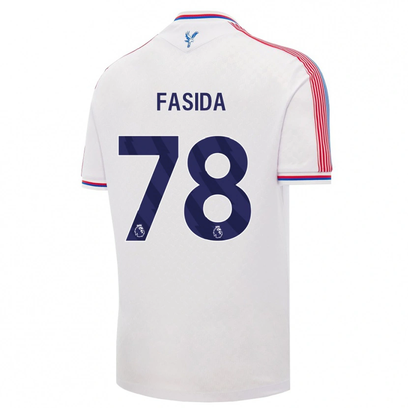 Danxen Pánské Jacob Fasida #78 Bílá Červená Modrá Domů Hráčské Dresy 2026/27 Dres