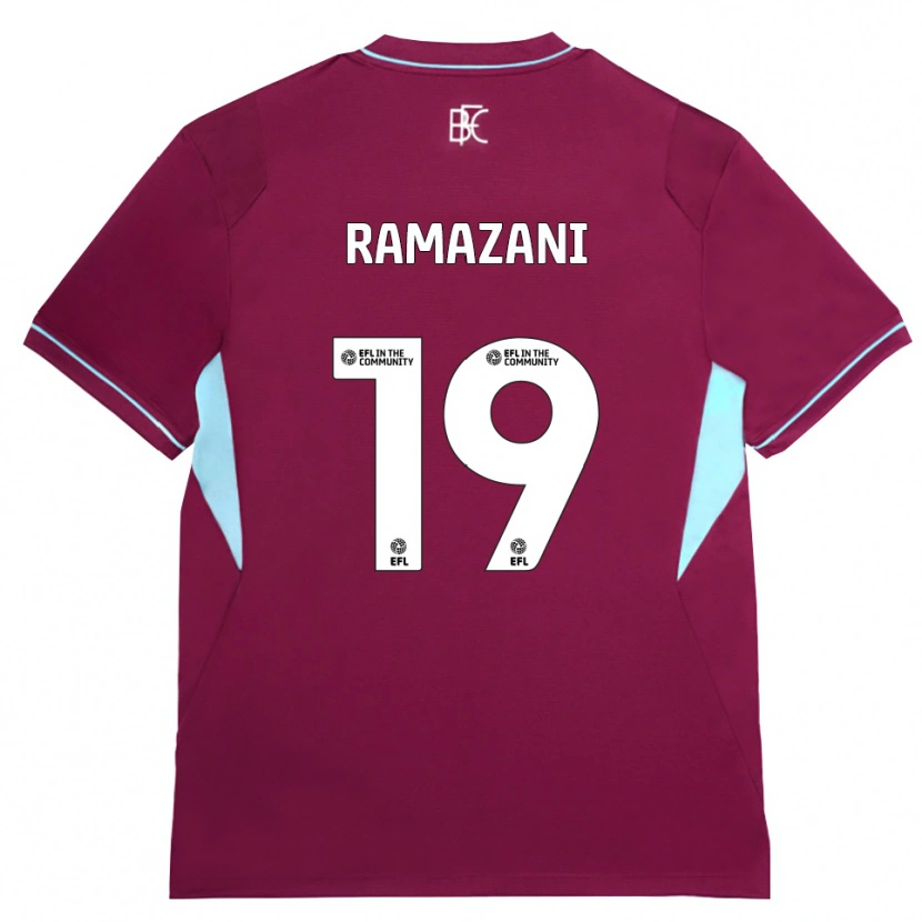 Danxen Pánské Largie Ramazani #19 Vínově Červená Zelená Domů Hráčské Dresy 2026/27 Dres