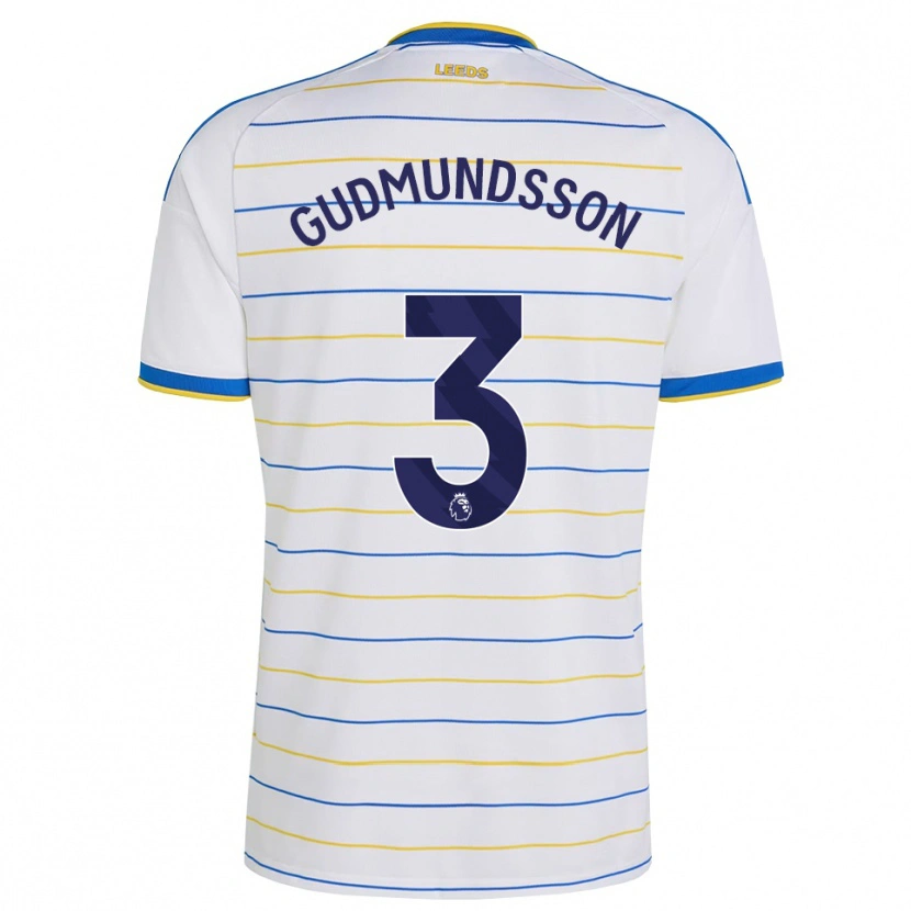 Danxen Pánské Gabriel Gudmundsson #3 Červená Žlutá Modrá Domů Hráčské Dresy 2026/27 Dres