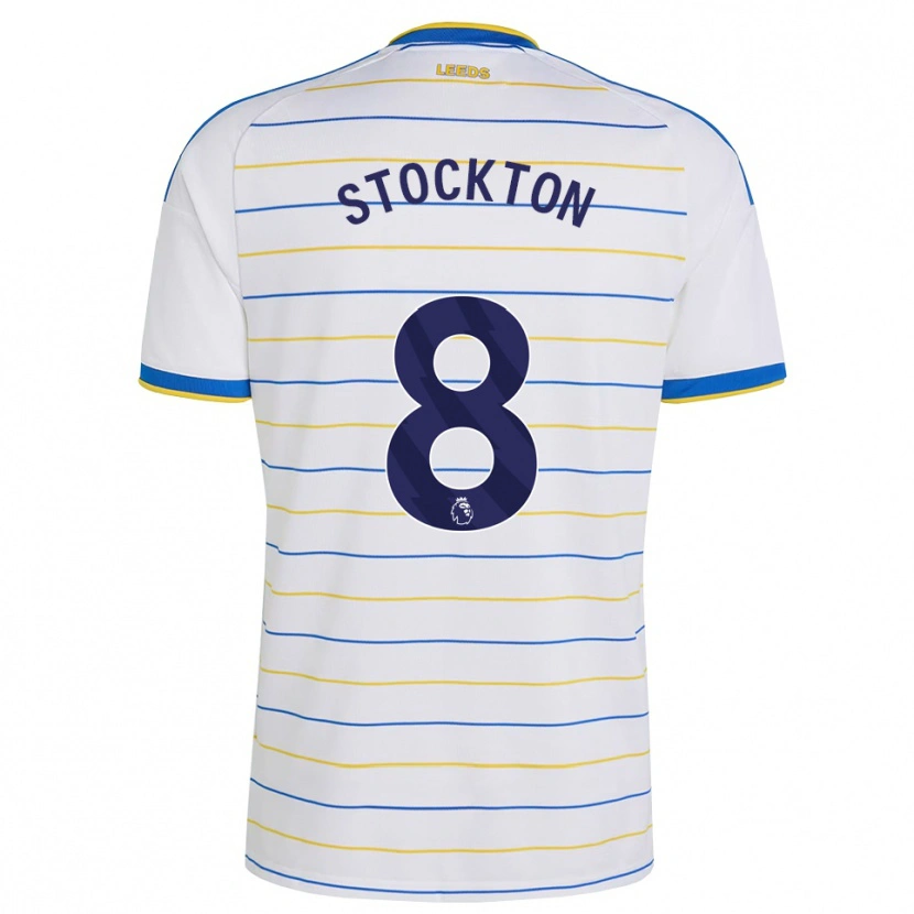 Danxen Pánské Tom Stockton #8 Červená Žlutá Modrá Domů Hráčské Dresy 2026/27 Dres