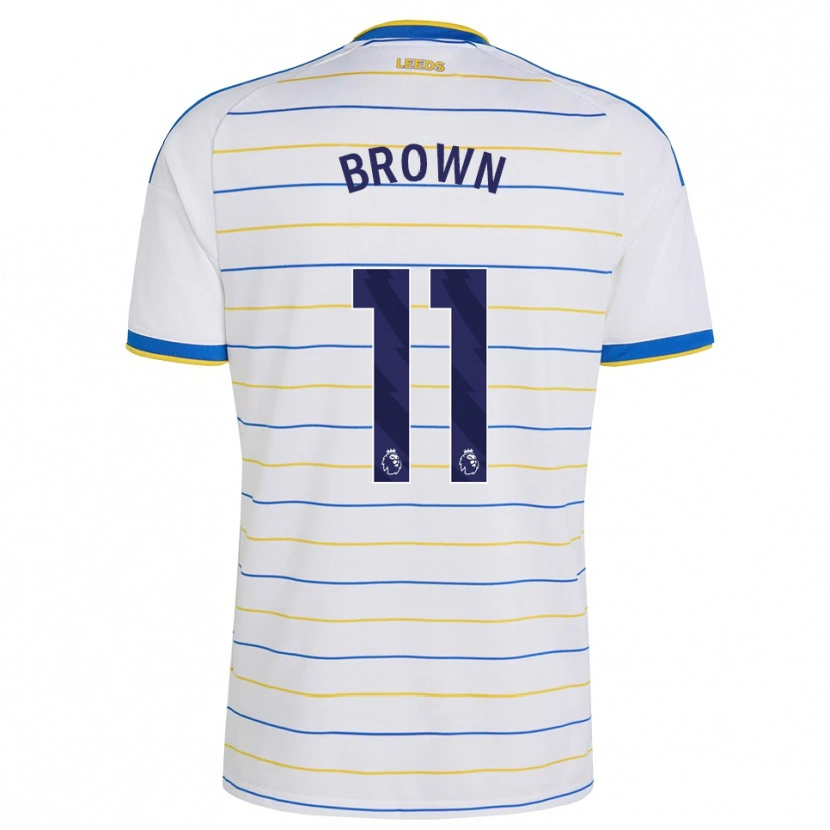 Danxen Pánské Abbie Brown #11 Červená Žlutá Modrá Domů Hráčské Dresy 2026/27 Dres