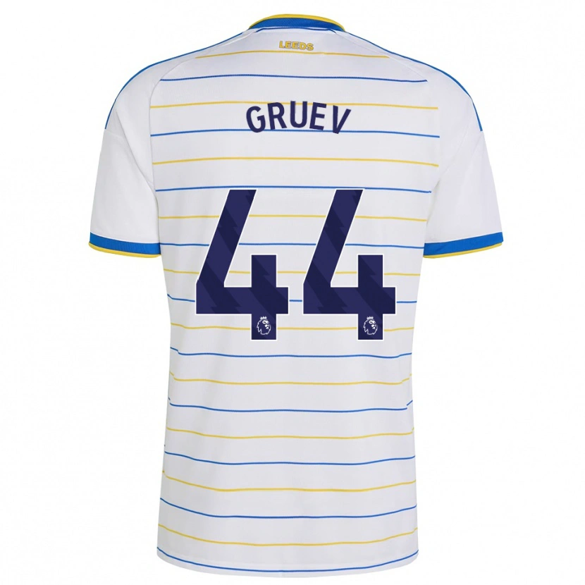 Danxen Pánské Ilia Gruev #44 Červená Žlutá Modrá Domů Hráčské Dresy 2026/27 Dres