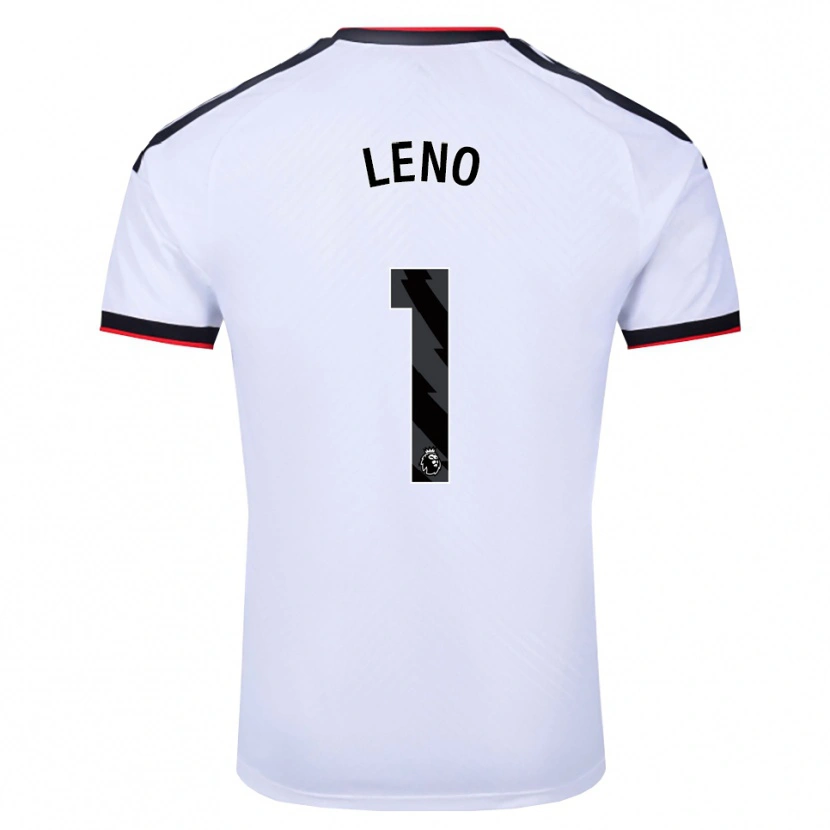 Danxen Pánské Bernd Leno #1 Bílá Černá Červená Domů Hráčské Dresy 2026/27 Dres