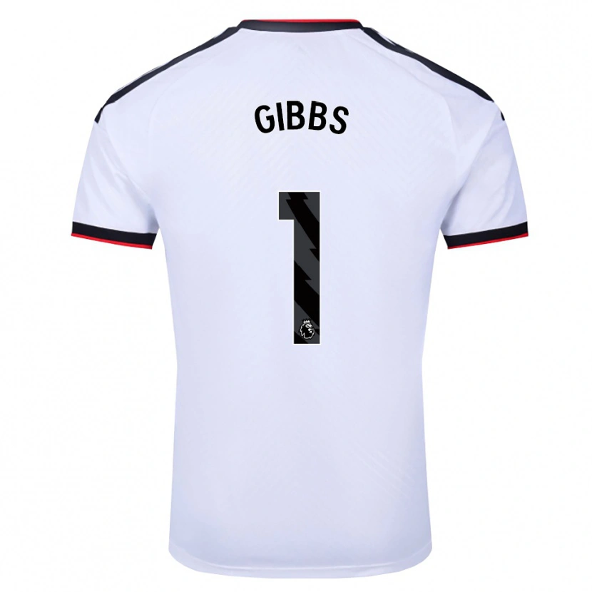 Danxen Pánské Frankie Gibbs #1 Bílá Černá Červená Domů Hráčské Dresy 2026/27 Dres