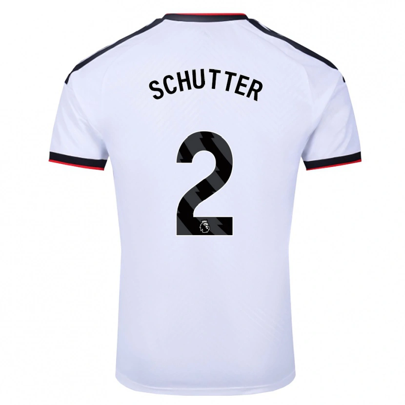 Danxen Pánské Quinn Schutter #2 Bílá Černá Červená Domů Hráčské Dresy 2026/27 Dres