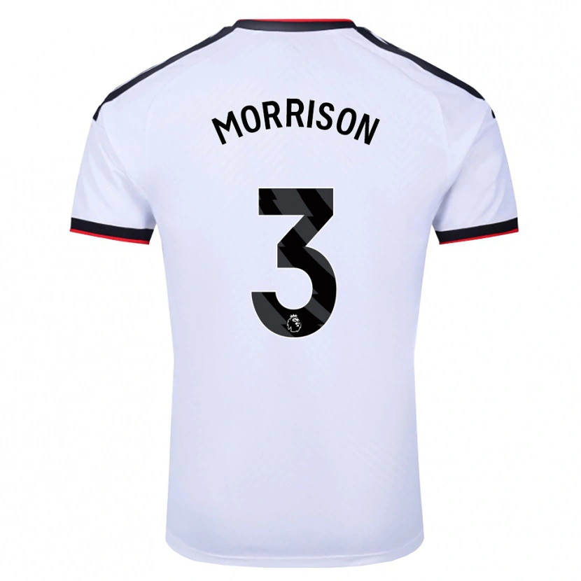 Danxen Pánské Kymarley Morrison #3 Bílá Černá Červená Domů Hráčské Dresy 2026/27 Dres