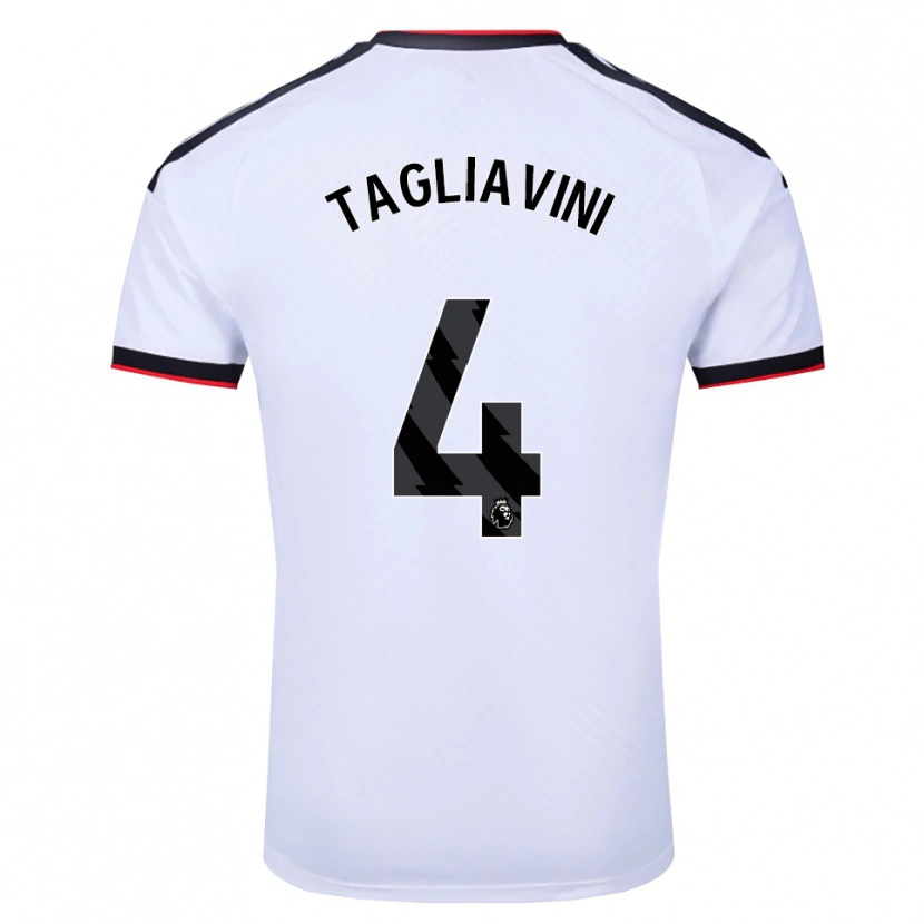 Danxen Pánské Ella Tagliavini #4 Bílá Černá Červená Domů Hráčské Dresy 2026/27 Dres