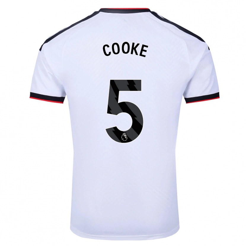 Danxen Pánské Logan Cooke #5 Bílá Černá Červená Domů Hráčské Dresy 2026/27 Dres