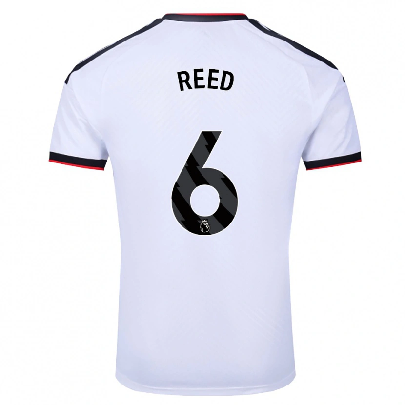 Danxen Pánské Harrison Reed #6 Bílá Černá Červená Domů Hráčské Dresy 2026/27 Dres
