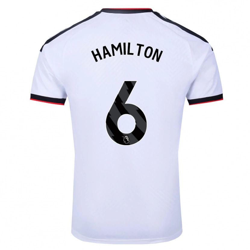 Danxen Pánské Leo Hamilton #6 Bílá Černá Červená Domů Hráčské Dresy 2026/27 Dres