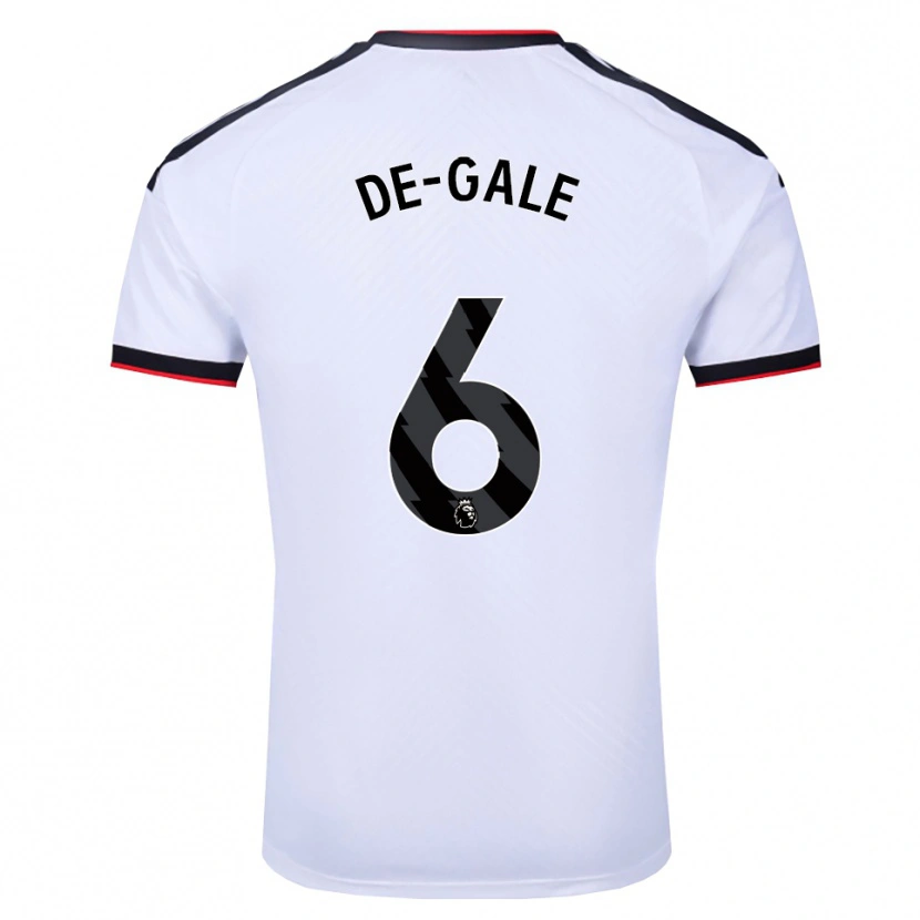 Danxen Pánské Dylan De-Gale #6 Bílá Černá Červená Domů Hráčské Dresy 2026/27 Dres