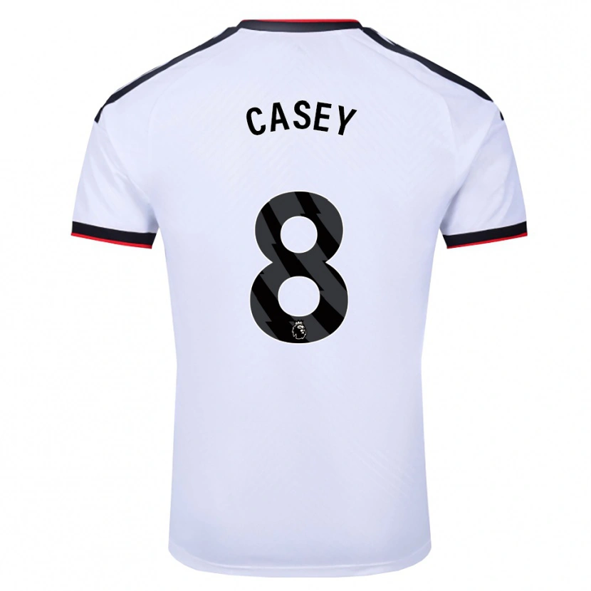 Danxen Pánské Dan Casey #8 Bílá Černá Červená Domů Hráčské Dresy 2026/27 Dres