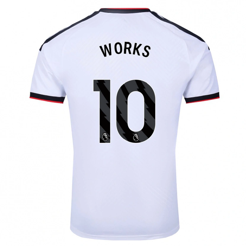 Danxen Pánské Terrell Works #10 Bílá Černá Červená Domů Hráčské Dresy 2026/27 Dres