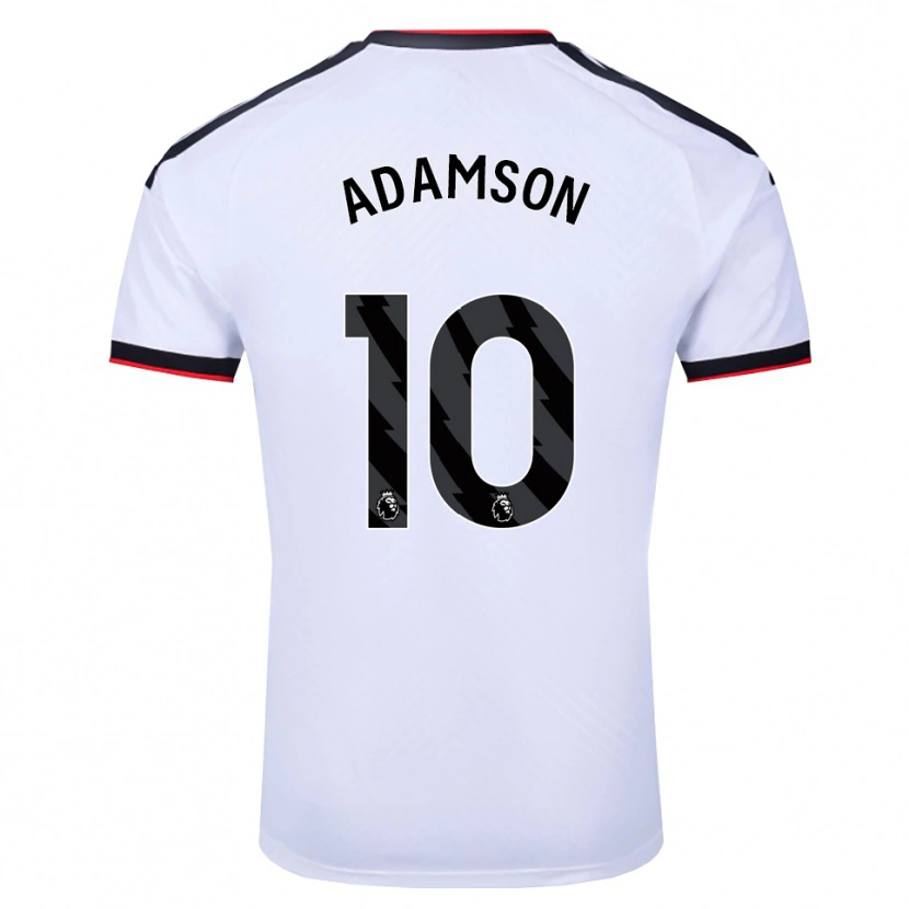 Danxen Pánské Sasha Adamson #10 Bílá Černá Červená Domů Hráčské Dresy 2026/27 Dres