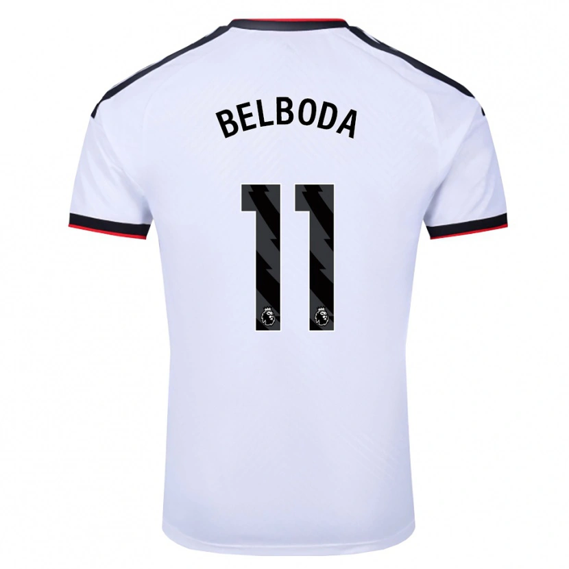 Danxen Pánské Malachai Belboda #11 Bílá Černá Červená Domů Hráčské Dresy 2026/27 Dres