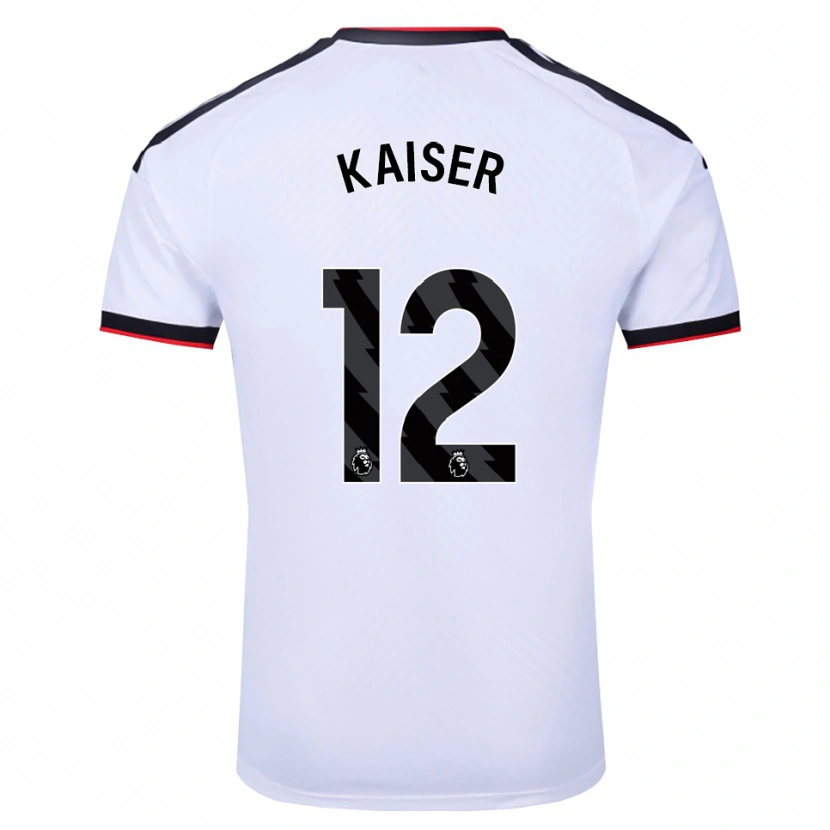 Danxen Pánské Dino Kaiser #12 Bílá Černá Červená Domů Hráčské Dresy 2026/27 Dres