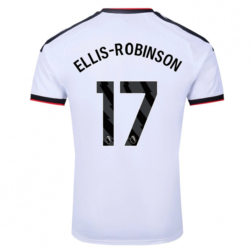 Danxen Pánské Eddie Ellis-Robinson #17 Bílá Černá Červená Domů Hráčské Dresy 2026/27 Dres