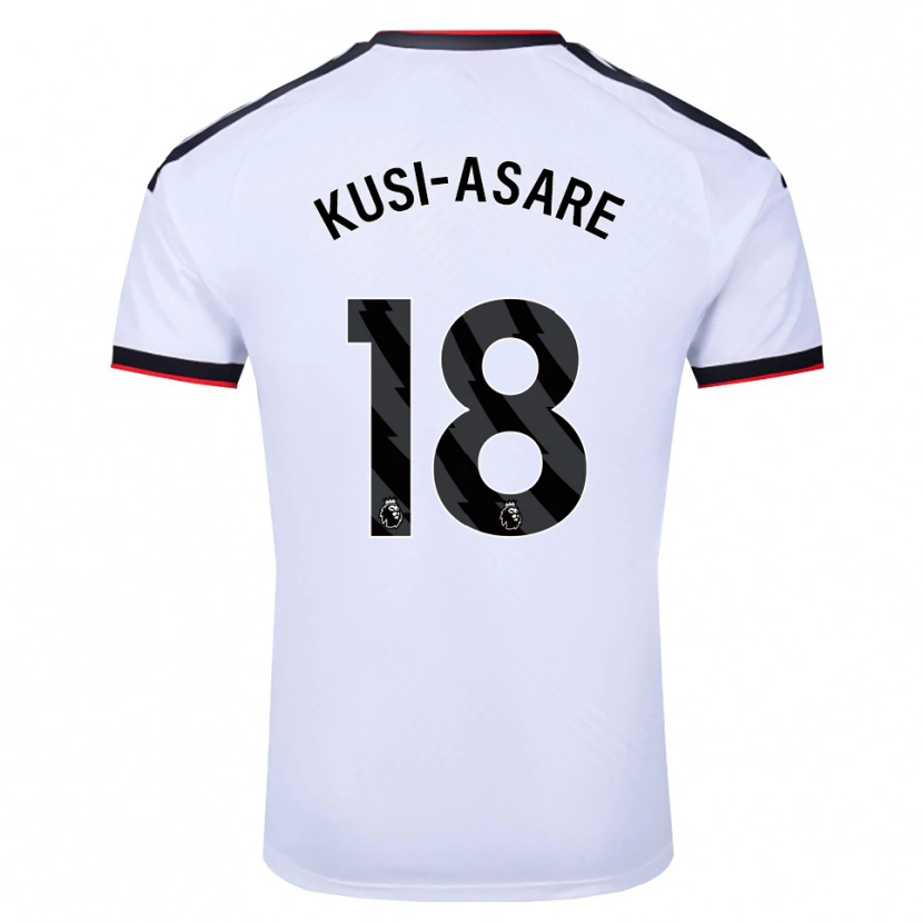 Danxen Pánské Jonah Kusi-Asare #18 Bílá Černá Červená Domů Hráčské Dresy 2026/27 Dres