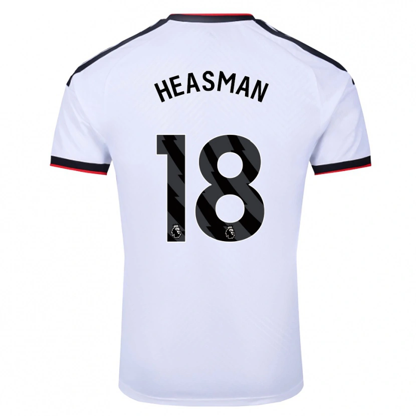 Danxen Pánské Georgia Heasman #18 Bílá Černá Červená Domů Hráčské Dresy 2026/27 Dres