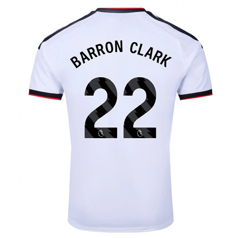 Danxen Pánské Betty Barron-Clark #22 Bílá Černá Červená Domů Hráčské Dresy 2026/27 Dres