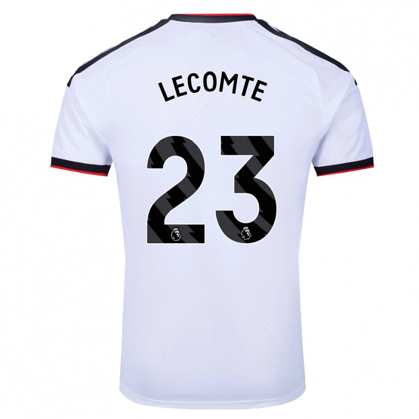 Danxen Pánské Benjamin Lecomte #23 Bílá Černá Červená Domů Hráčské Dresy 2026/27 Dres