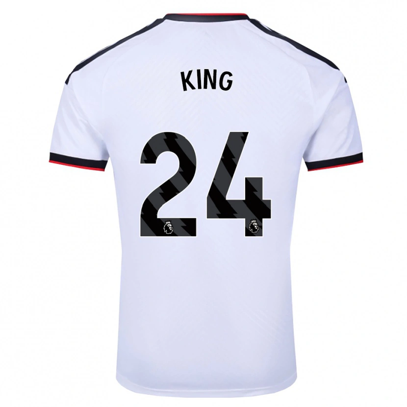 Danxen Pánské Josh King #24 Bílá Černá Červená Domů Hráčské Dresy 2026/27 Dres