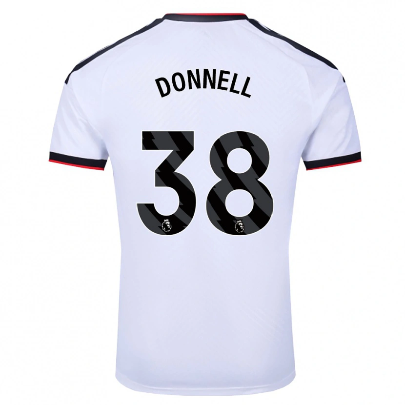 Danxen Pánské Chris Donnell #38 Bílá Černá Červená Domů Hráčské Dresy 2026/27 Dres
