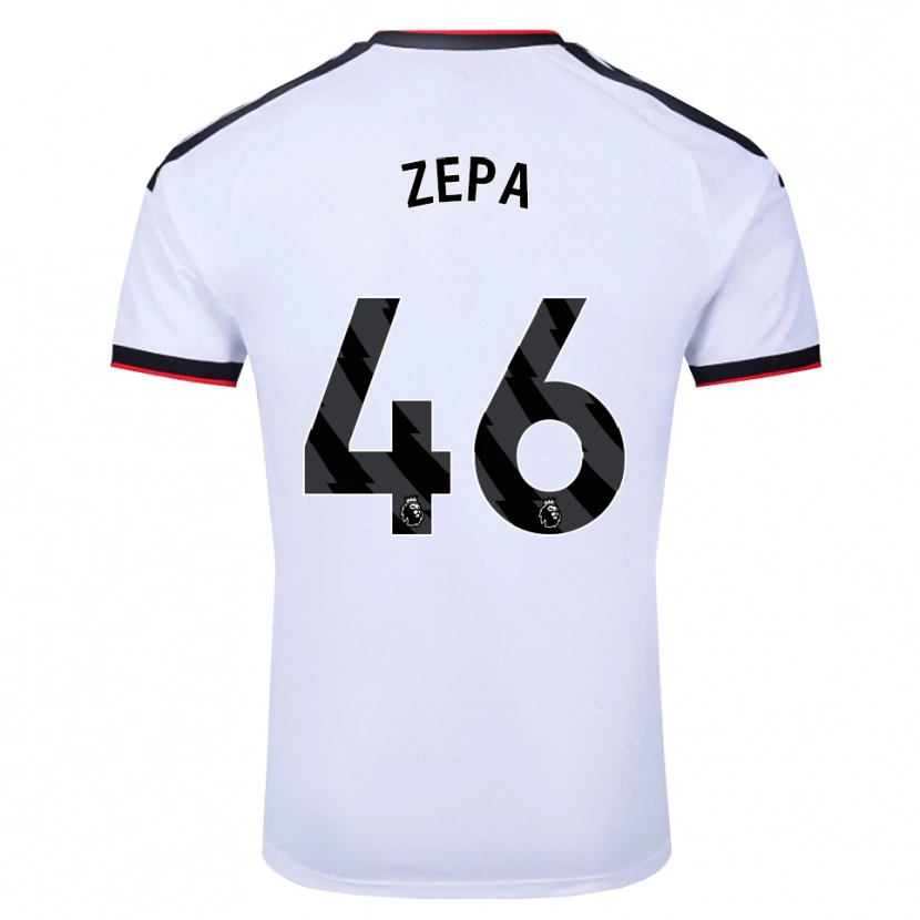 Danxen Pánské Macauley Zepa #46 Bílá Černá Červená Domů Hráčské Dresy 2026/27 Dres