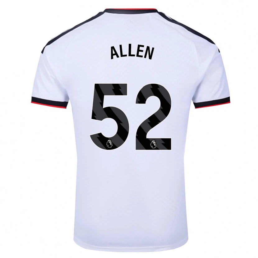 Danxen Pánské Michael Allen #52 Bílá Černá Červená Domů Hráčské Dresy 2026/27 Dres