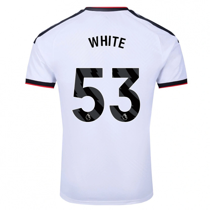 Danxen Pánské Alfie White #53 Bílá Černá Červená Domů Hráčské Dresy 2026/27 Dres