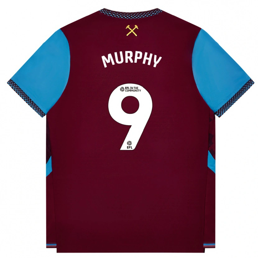 Danxen Pánské Jett Murphy #9 Vínově Červená Modrá Chodníčková Domů Hráčské Dresy 2026/27 Dres
