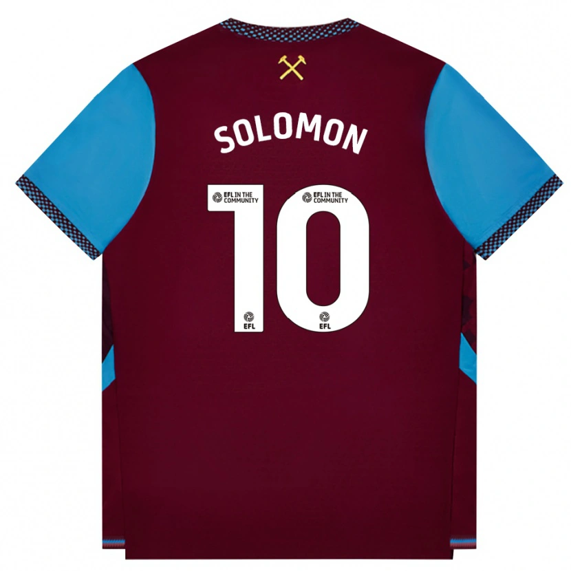 Danxen Pánské Manor Solomon #10 Vínově Červená Modrá Chodníčková Domů Hráčské Dresy 2026/27 Dres