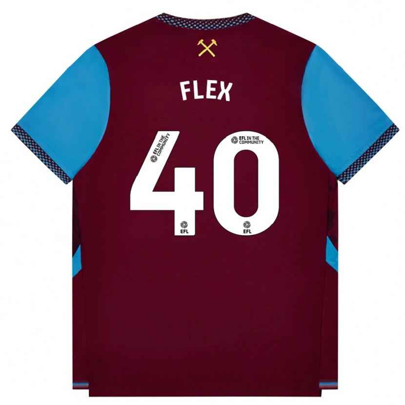 Danxen Pánské Armstrong Oko Flex #40 Vínově Červená Modrá Chodníčková Domů Hráčské Dresy 2026/27 Dres