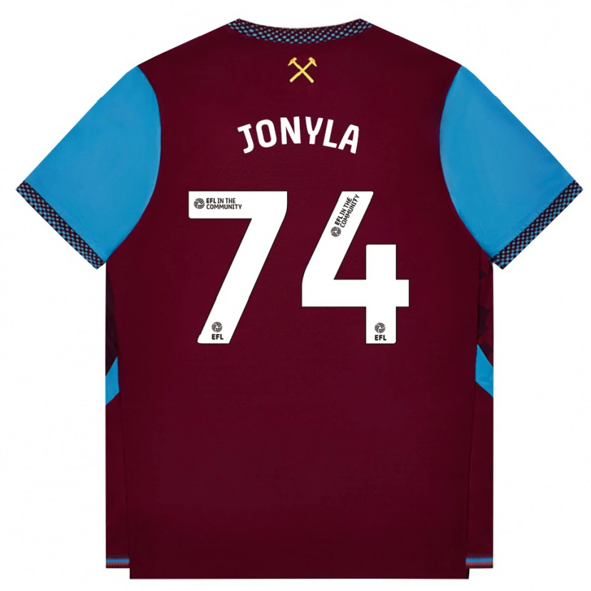 Danxen Pánské Tomas Jonyla #74 Vínově Červená Modrá Chodníčková Domů Hráčské Dresy 2026/27 Dres