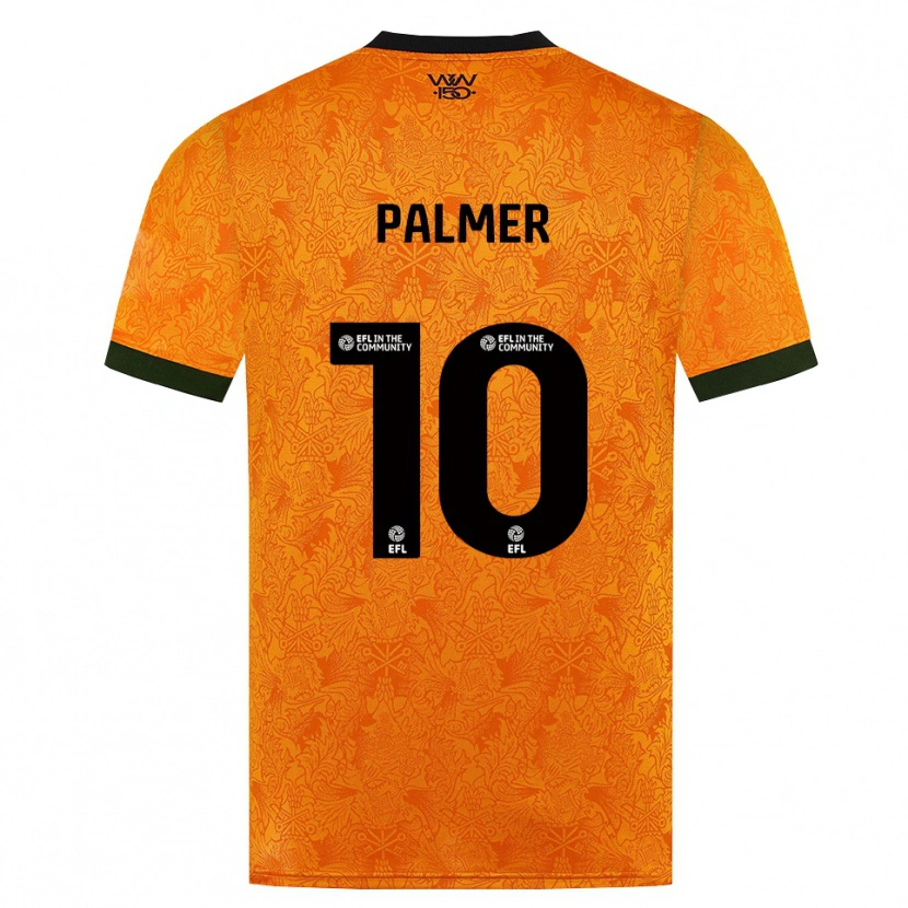 Danxen Pánské Jamila Palmer #10 Oranžová Černá Domů Hráčské Dresy 2026/27 Dres
