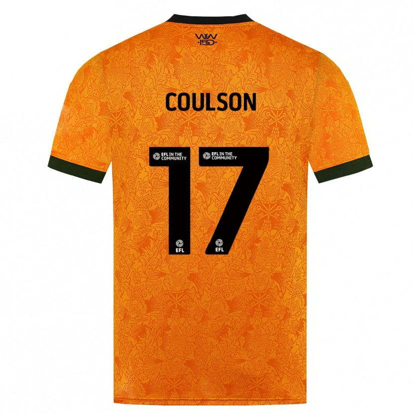 Danxen Pánské Tyler Coulson #17 Oranžová Černá Domů Hráčské Dresy 2026/27 Dres